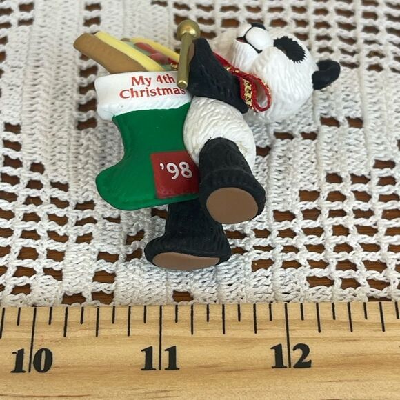 Hallmark Keepsake Child’s Age Collection Fourth Christmas Bear Ornament 1994 - Picture 5 of 10